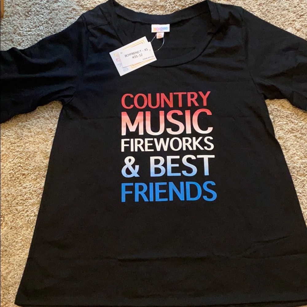 LuLaroe United and Strong boyfriend tee